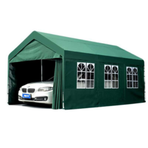 조립식 주차장 천막 주차용 텐트 차량 천막 캐노피, 5.3m 길이 3.3m 너비(덮개 없음)