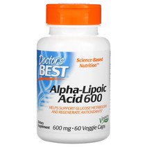 닥터스베스트 알파리포산 600mg 베지캡슐 60정, 2병