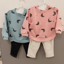 압소바 50% SALE 달 패턴의 동화속 주인공처럼 예쁜 기모 상하복