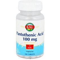 KAL 판토텐산 B5 효능 100mg (100 정), 100정, 1개