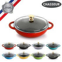 [차세르] 무쇠 주물 미니 WOK 18cm *색상선택가능*, 색상:옐로우, 상세 설명 참조