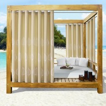 방한커튼 겨울커튼 야외 파티오 커튼 방수 여분의 넓은 그늘 수 놓은 방풍 베란다 전망대 퍼걸러 샤워 풀