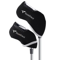 호환 브리지스톤TourStage 골프 아이언 헤드커버 10개 세트 슬림하고 톡톡한 네오프랜 내구성 좋은 커버, 블랙