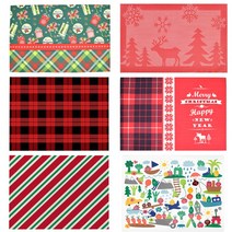 크리스마스테이블매트 식탁 매트 크리스마스 테이블 키친크로스 방수 종이X 이케아 다이소, 1-2. 레드 체크 루돌프 대형