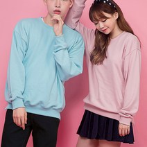 남녀공용 특양면 맨투맨 오버핏 티셔츠 22컬러