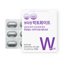 쁘띠앤 락토화이트 질 유래 특허 100억 유산균 유당프리 캡슐 1개월, 350mgx30캡슐(10.5g), 1개