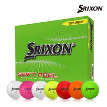 던롭 스릭슨 NEW 2피스 소프트필 골프공 12구, 05.브라이트 그린, 선택완료