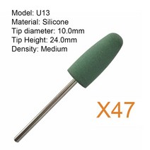 샌딩박스 JNSUR-연삭 연마 키트 47 개 치과 실험실 기술자용 실리콘 폴리셔 아크릴 수지 치과 재료 치, 02 U13-47