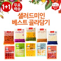 [샐러드미인] 샐러드 전제품 14종 1kg 골라담기, 01_살사후실리 샐러드 1kg, 01_살사후실리 샐러드 1kg