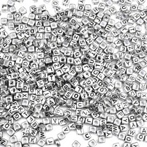 코너비드 글자 아크릴 비즈 번호 알파벳 스타 하트 라운드 스퀘어 스페이서 쥬얼리 만들기 DIY 팔찌 목걸이 100-200 개, [02] 200pcs, [23] H5168