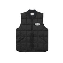THISISNEVERTHAT Ripstop Quilted Down Vest Black TN233OOWVH01BLK 291185