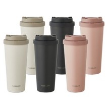 [본사]락앤락 1+1 원터치 클립 텀블러 550ML 총2개, 블랙