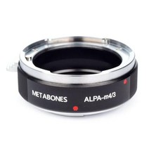 METABONES ALPA tomm4/3 [마운트 어댑터 렌즈: ALPA(알파) 바디: 마이크로 포서드(4/3 Four third) 블랙], 단일
