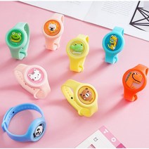 모기때치 다이소모기팔찌 김희선 캠핑패치 LED캐릭밴드 퇴치 물지마 어린이 유아 썸머 불빛, 곰