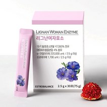 리그난 여자효소 아마씨추출분말 곡물발효효소 에스트로겐 여성갱년기 건강관리, 30포 × 1박스