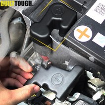 2개/대 배터리 단자 트레이 트림 커버 캡 VW Tiguan Touran MK2 Atlas Teramont 2016 2017 2018 포지티브, 한개옵션0