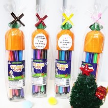 뉴욕키즈 12색 당근사인펜+포장+스티커 어린이집 생일답례품 유치원 생일답례품/어린이집 생일선물/유치원 생일선물/어린이집 어린이날선물/입학 졸업선물/어린이집 크리스마스선물, 색상, 수량