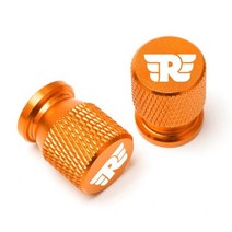 Royal Enfield Bullet/Meteor/Classic 용 오토바이 타이어 밸브 캡 350 500 인터셉터 650 Continental GT 535 히말라야 411 400, Orange