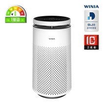 위니아 1등급 공기청정기 EPA30E0TEW 광역 청정 미세먼지제거 라이팅 취침모드 아토피안심인증