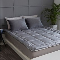 [극세사 토퍼] 자가발열 마약 이불 토퍼 / 알러지 케어 / 항균 / 정전기 방지, 네이비