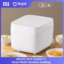 XIAOMI-MIJIA 다기능 스마트 24 시간 예약 케이크 전기밥솥 C1 밥솥 3L 4L 가정 주방 가전, 02 4L_01 220-240V_02 EU