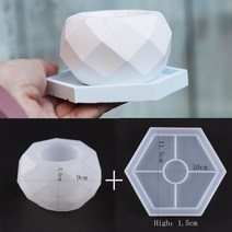 DIY 라운드 꽃 냄비 금형 석고 콘크리트 아트 화분 실리콘 홈 장식 공예품 장식품 실린더 꽃병 만들기위한, Cut Set