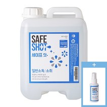 [일반소독] 깔대기증정 다목적 탈취 살균소독제 미산성차아염소산수 세이프샷 1L+50ml 4L+50ml 10L+50ml, 1통, 10L