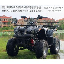 ATV 4WD 오토바이 사발이 사륜오토바이 오토바이 바이크 산악 농업용 산악용 사륜바이크, A 콤보125cc