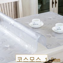 테이블매트 매트테이블 위 까는 고무매트 테이블다기 소프트가죽 화상방지 실리콘 열차단 바탕화면 투명 보호 ., T05-투명 1.5mm, C14-90*90cm