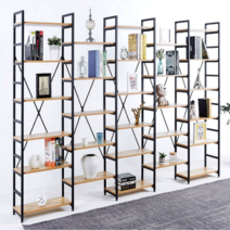 마켓리사 조립식 철제 모듈책장 공간분리 5단 6단 거실책장인테리어 철재 전면 파티션 특이한책장, C형