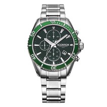 스콜피온 44mm 크로노그래프 남성 가죽/메탈시계 SP3314