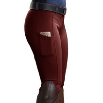 승마바지 탄성 승마 스포츠 바지 여성용 솔리드 컬러 하이 웨스트 포켓 힙 리프트
