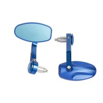 로얄 엔필드 인터셉터 히말라야 액세서리 오토바이 백미러 핸들 바 사이드, 04 파란