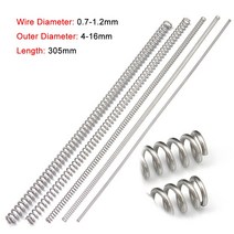 1/2/305 PCS 0.7mm Y 형 압축 스프링 장압 와이어 직경 0.8/1/1/304. 2mm 스테인레스 스틸 사용자 정의 가능, [03] 3  Pcs, [18] 1.2x12x305mm