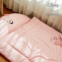 아가방 안양점 @아가방의 새로운 콜라보에디션 핑크색상의 피그렛낮잠이불@소프트한 터치감의 소재로 가볍고 편안해요@곰돌이 푸우 포인트를 준 캐릭터디자인 낮잠이불, 핑크