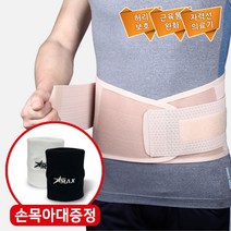 의료용 기능성 허리보호대 통증 밴드 복대 디스크 2중 요통대 국내제작 사은품증정, 1개