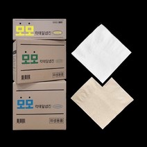 모모제지 칵테일냅킨(네프킨) 무지 갈색 흰색(백색) 4000매/8000매/10000매, 8000매