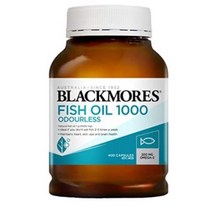 블랙모어스 오더리스 피쉬 오일 1000mg 400 캡슐 Blackmores Odourless Fish Oil 1000mg 400 Capsules, 1개, 기본, 400정