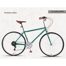 케이스타 26인치 남성용 여성용 여자 클래식 로드 자전거 바구니 클래식 7단 변속 해왜직구 구매대행, B모델/기본, 검정