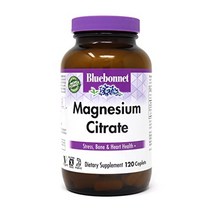 bluebonnet 영양 마그네슘 구연산염 마그네슘 400mg 최대 흡수 면역 건강