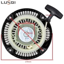 LUSQI 리코일 스타터 발전기 잔디 깎는 기계 가솔린 엔진 시작 수리 부품 적합 스바루 로빈 EX17 EY-20 3.6HP, 01 1PC