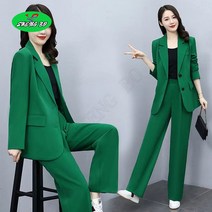 SHENGBO신상 봄가을 여성 정장 프로 와이드 팬츠 투피스BK0021122NO.88