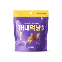 꺼내먹냥 순살 고양이 간식 300g 2종 (선택) 고양이 필렛, 가다랑어, 1개