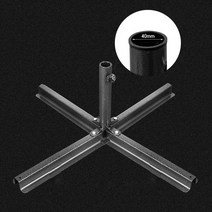 [마물샵] 십자형 파라솔 40mm 받침대 거치대 4발형 대, 상세페이지 참조, 상세페이지 참조
