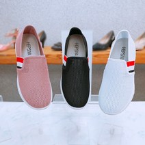 제이시 메쉬 경량화 여름 슬립온 단화 3cm K017