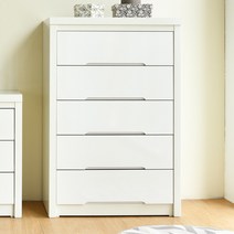 카멜레온퍼니처 하이 900 5단 서랍장, 화이트, 5개