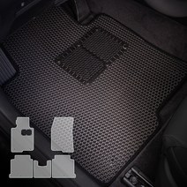루카스 벌집엠보 카매트 1+2열 벌집매트 현대 기아 이중카매트, 벌집엠보 블랙, 160_EV6