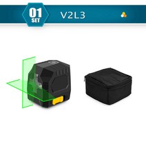 레이저레벨기 자동레이저레벨기 녹색 레이저수평기 소형 삼각대 포인트 전자식레벨기 수평계 미니 2 라인 레이저 레벨 셀프 레벨링 벽 브래킷 앰프가 있는 강력한 수평 및 수직 녹색, 세트1 v2l3