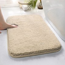 SKANDSALO 양말목 발매트 복층계단 인테리어 코스트코 주방매트 규조토 빨아쓰는 구조토두꺼운 욕실, 80x100cm 머리 높이 약 2cm, 베이지