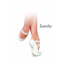 샨샤 PRO 1C 발레 슈즈 (화이트), M (중간 볼), 260